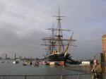  HMS Warrior from the dockside at Portsmouth